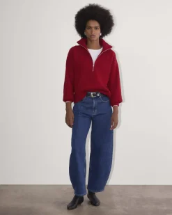 Everlane Sweaters*The Half-Zip Sweater in Luxe Merino