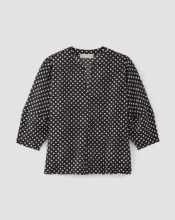 Everlane Tops*The Hammered Satin Balloon Sleeve Top