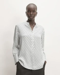Everlane Tops*The Hammered Satin Popover Shirt