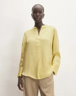 Everlane Tops*The Hammered Satin Popover Shirt