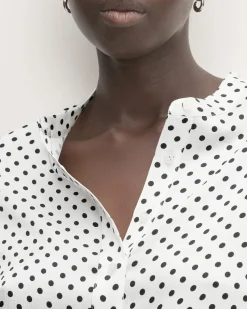 Everlane Tops*The Hammered Satin Popover Shirt