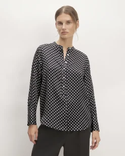 Everlane Tops*The Hammered Satin Popover Shirt