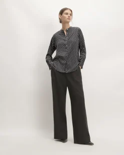 Everlane Tops*The Hammered Satin Popover Shirt