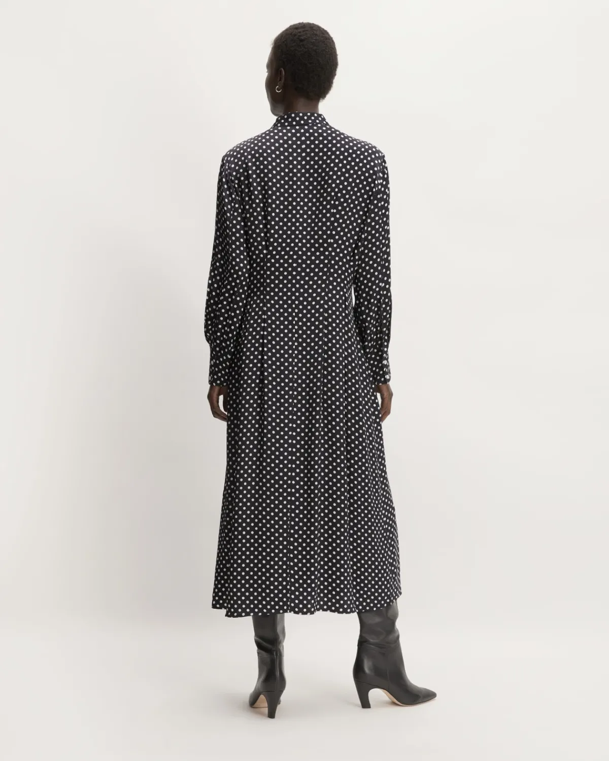 Everlane Dresses*The Hammered Satin Shirt Dress