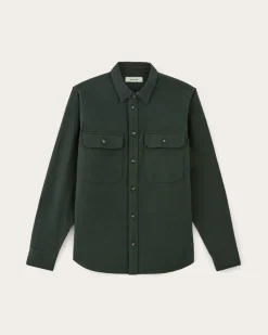 Everlane Jackets & Coats|Shirts*The Heavyweight Overshirt | Uniform Heathered Green