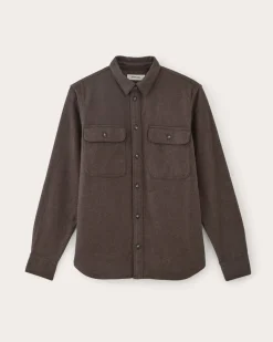 Everlane Jackets & Coats|Shirts*The Heavyweight Overshirt | Uniform Heathered Green