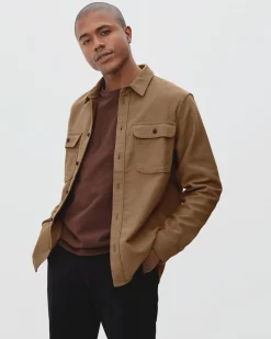 Everlane Jackets & Coats|Shirts*The Heavyweight Overshirt | Uniform Heathered Green