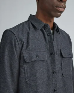 Everlane Jackets & Coats|Shirts*The Heavyweight Overshirt | Uniform Heathered Green