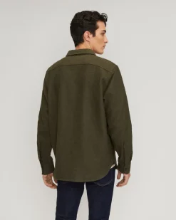Everlane Jackets & Coats|Shirts*The Heavyweight Overshirt | Uniform Heathered Green