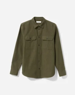 Everlane Jackets & Coats|Shirts*The Heavyweight Overshirt | Uniform Heathered Green