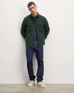 Everlane Jackets & Coats|Shirts*The Heavyweight Overshirt | Uniform Heathered Green