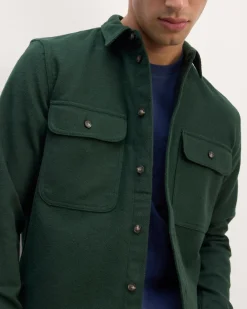 Everlane Jackets & Coats|Shirts*The Heavyweight Overshirt | Uniform Heathered Green