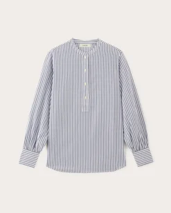 Everlane Tops*The Henley Shirt in Silky Cotton