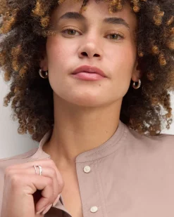 Everlane Tops*The Henley Shirt in Silky Cotton