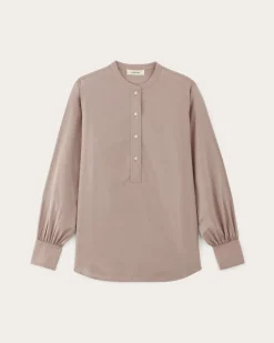Everlane Tops*The Henley Shirt in Silky Cotton