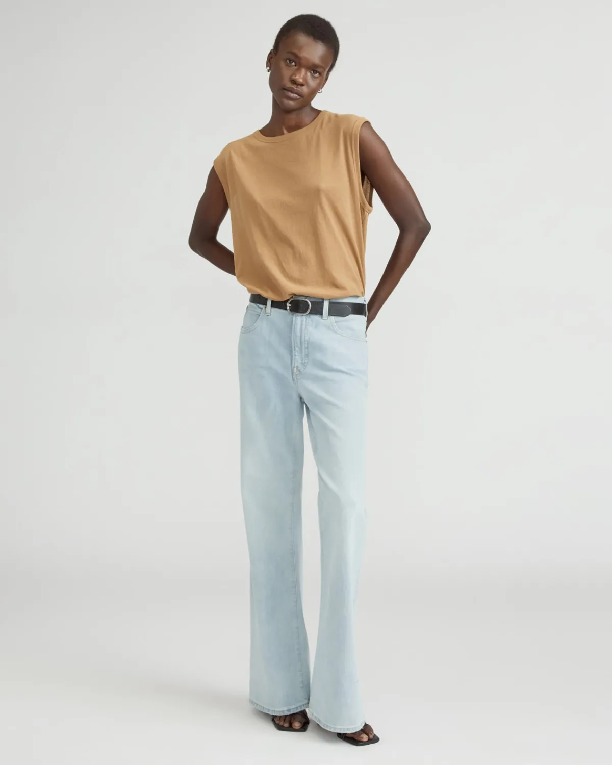 Everlane Jeans|Wide-Leg Jeans*The High-Rise Flare Jean Fog