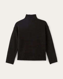 Everlane Sweaters|Turtleneck Sweaters*The Honeycomb Funnel Neck in Wool Cashmere