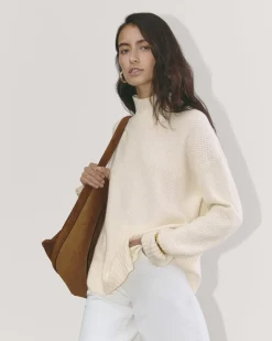 Everlane Sweaters|Turtleneck Sweaters*The Honeycomb Funnel Neck in Wool Cashmere