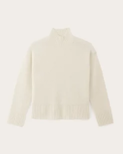 Everlane Sweaters|Turtleneck Sweaters*The Honeycomb Funnel Neck in Wool Cashmere