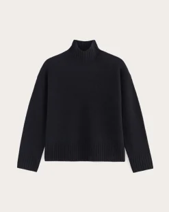 Everlane Sweaters|Turtleneck Sweaters*The Honeycomb Funnel Neck in Wool Cashmere