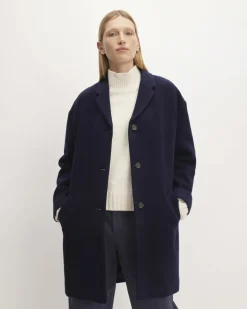 Everlane Jackets & Coats|Wool Coats*The Italian ReWool® Cocoon Coat Navy