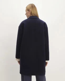 Everlane Jackets & Coats|Wool Coats*The Italian ReWool® Cocoon Coat Navy