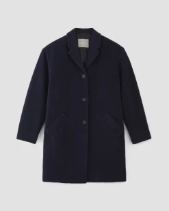 Everlane Jackets & Coats|Wool Coats*The Italian ReWool® Cocoon Coat Navy