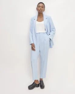 Everlane Pants|Tapered Pants*The Japanese GoWeave Way-High® Tapered Pant Chambray Blue