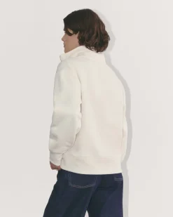 Everlane Loungewear|Tees*The Laid-Back Half-Zip Sweatshirt Heathered Grey / Olive