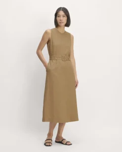Everlane Dresses*The Linen Belted Midi Dress
