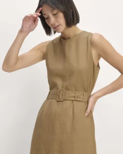 Everlane Dresses*The Linen Belted Midi Dress
