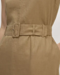 Everlane Dresses*The Linen Belted Midi Dress