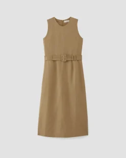Everlane Dresses*The Linen Belted Midi Dress