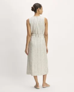 Everlane Dresses*The Linen Belted Midi Dress