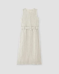 Everlane Dresses*The Linen Belted Midi Dress