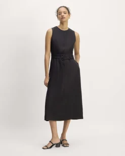 Everlane Dresses*The Linen Belted Midi Dress
