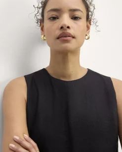 Everlane Dresses*The Linen Belted Midi Dress