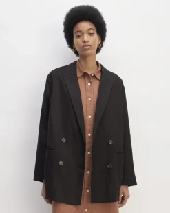 Everlane Jackets & Coats|Blazers*The Linen Double Breasted Blazer