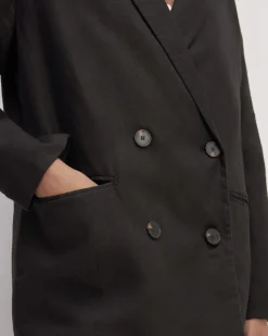 Everlane Jackets & Coats|Blazers*The Linen Double Breasted Blazer