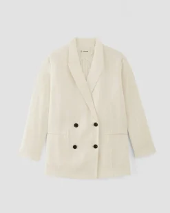 Everlane Jackets & Coats|Blazers*The Linen Double Breasted Blazer