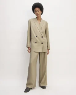 Everlane Jackets & Coats|Blazers*The Linen Double Breasted Blazer