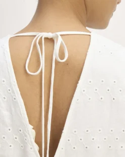 Everlane Dresses*The Linen Eyelet Maxi Dress