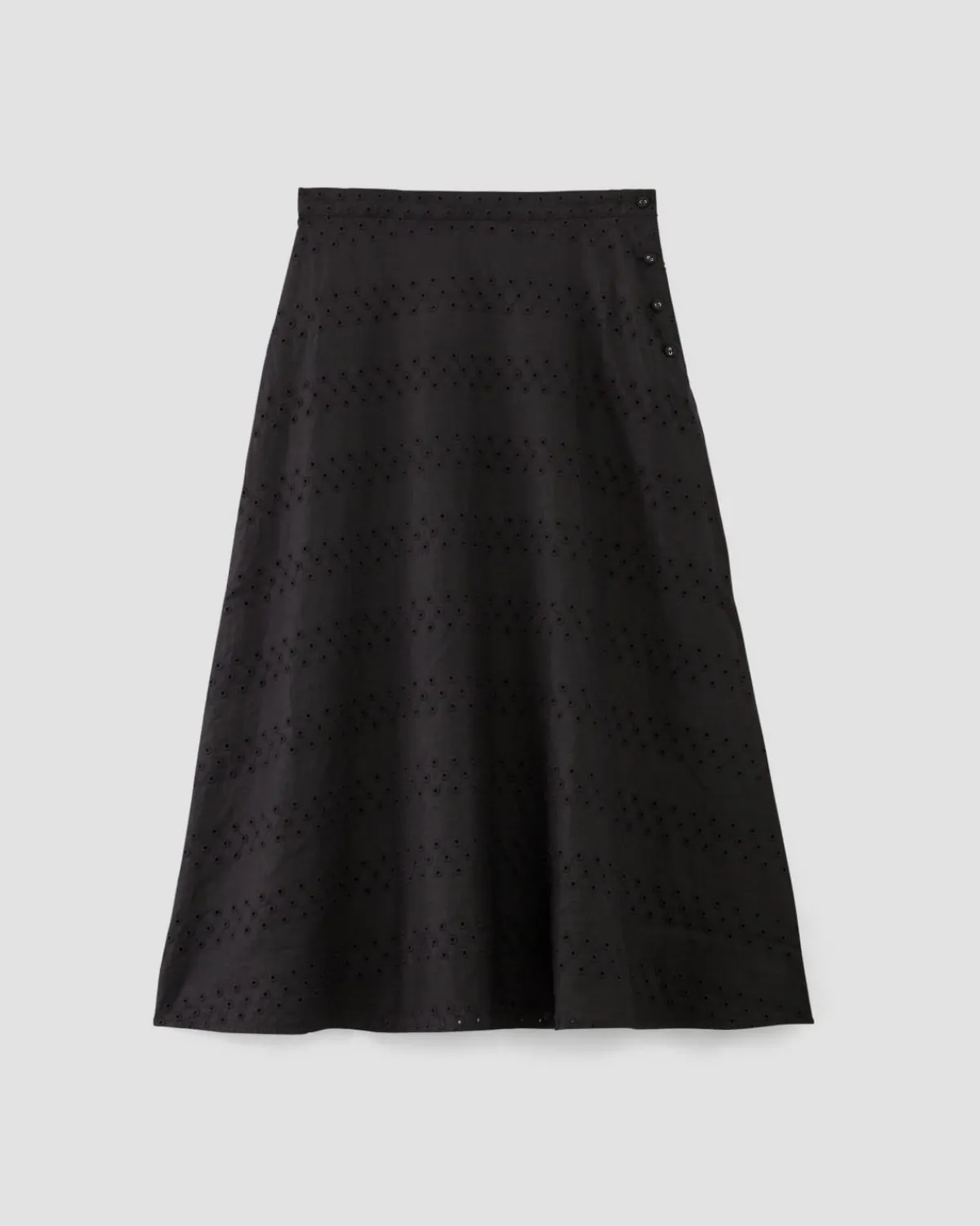 Everlane Shorts & Skirts|Jeans*The Linen Eyelet Midi Skirt Marina Bay