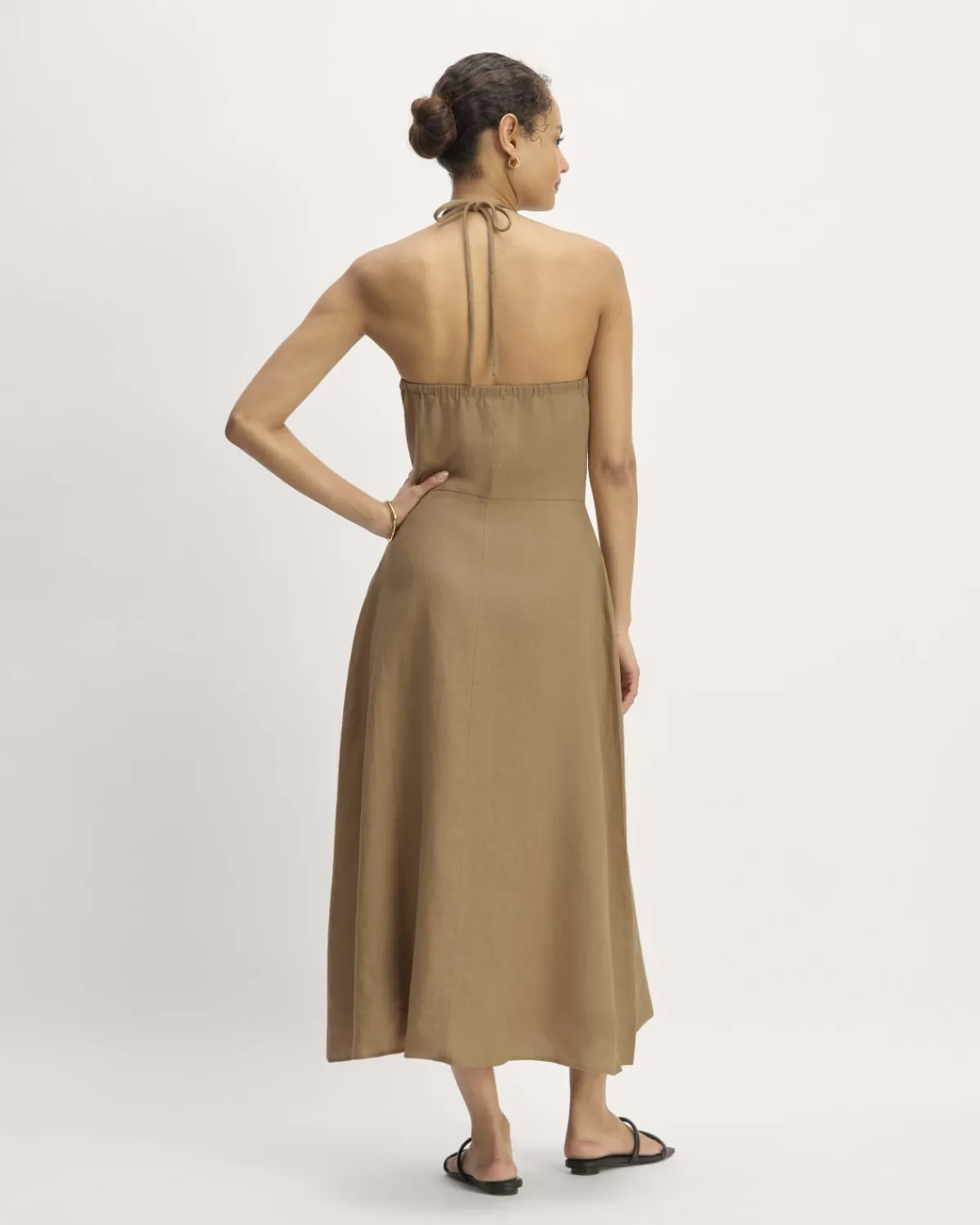 Everlane Dresses*The Linen Halter-Neck Dress
