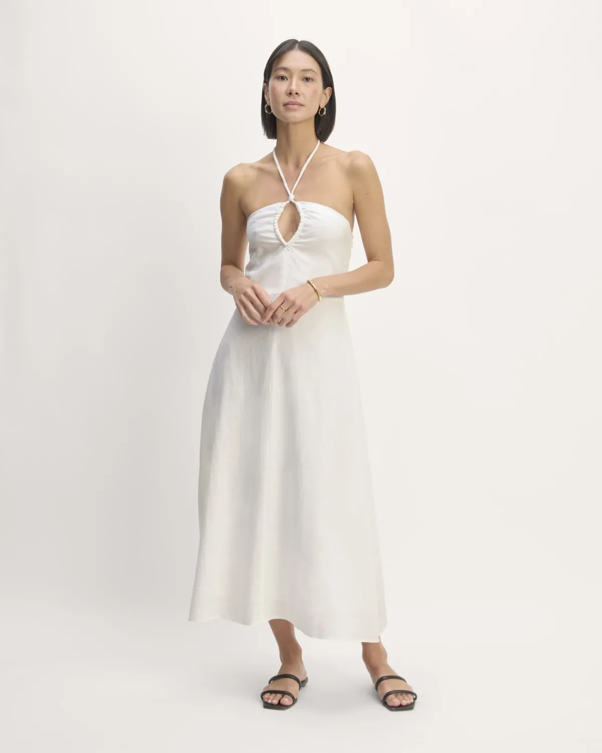 Everlane Dresses*The Linen Halter-Neck Dress