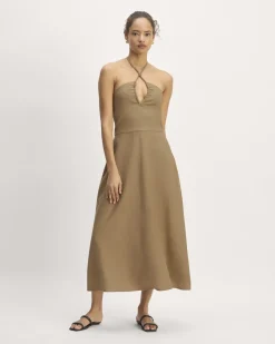 Everlane Dresses*The Linen Halter-Neck Dress