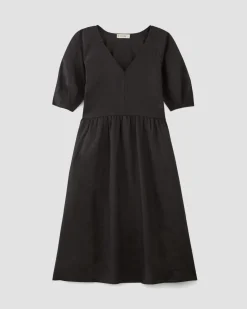 Everlane Dresses*The Linen Oversized Puff-Sleeve Dress