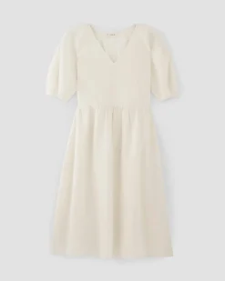 Everlane Dresses*The Linen Oversized Puff-Sleeve Dress