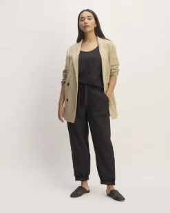 Everlane Pants|Pull-On Pants*The Linen Pull-On Barrel Pant