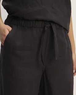 Everlane Pants|Pull-On Pants*The Linen Pull-On Barrel Pant